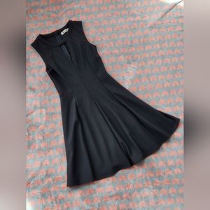 Little Black A-Line Cut-Out Dress Size Large